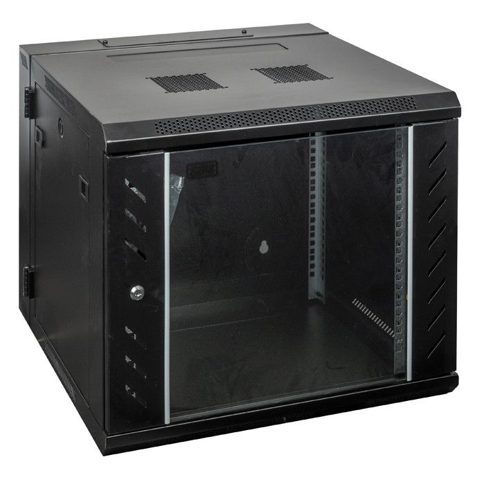 Showgear RCA-WMH-9 9U Network Cabinet with glass door