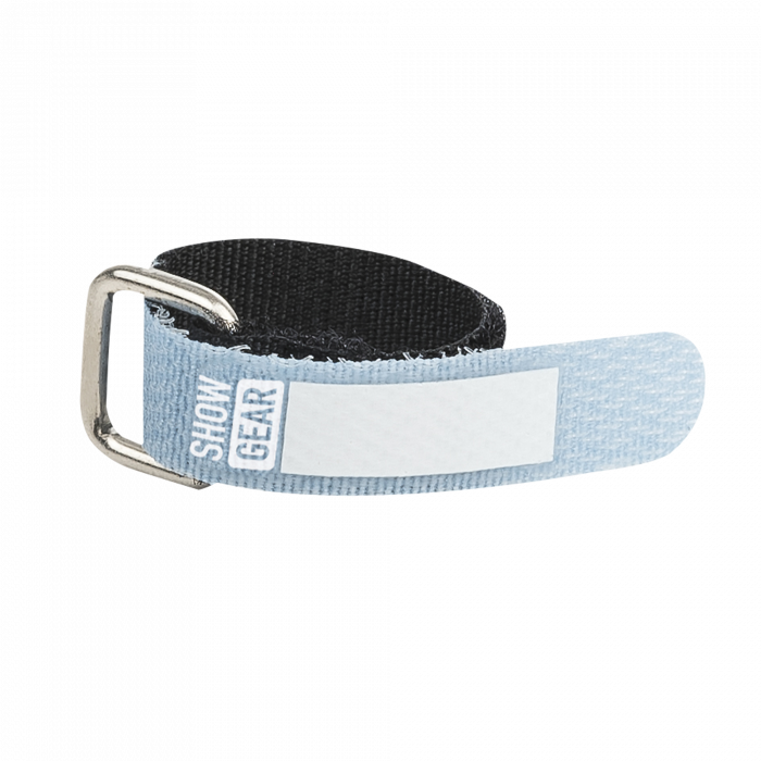 Showgear Kabelbinders met Klittenband 120 x 10 mm - Blauw - Set van 10