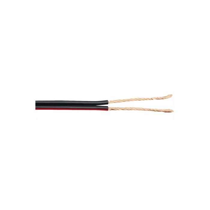 DAP SPE 225 speakerkabel 2 polig rood zwart 2 x 2,5 mm per 100 meter