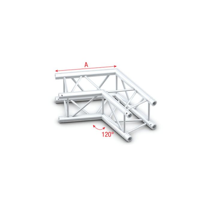 Milos QCM22 Vierkant Deco Truss 22 Hoek 120 graden