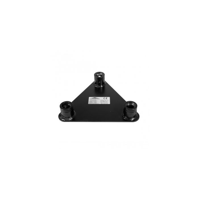   DT 33-BPF Black  Base plate female with 3 connectors for DT 33 series