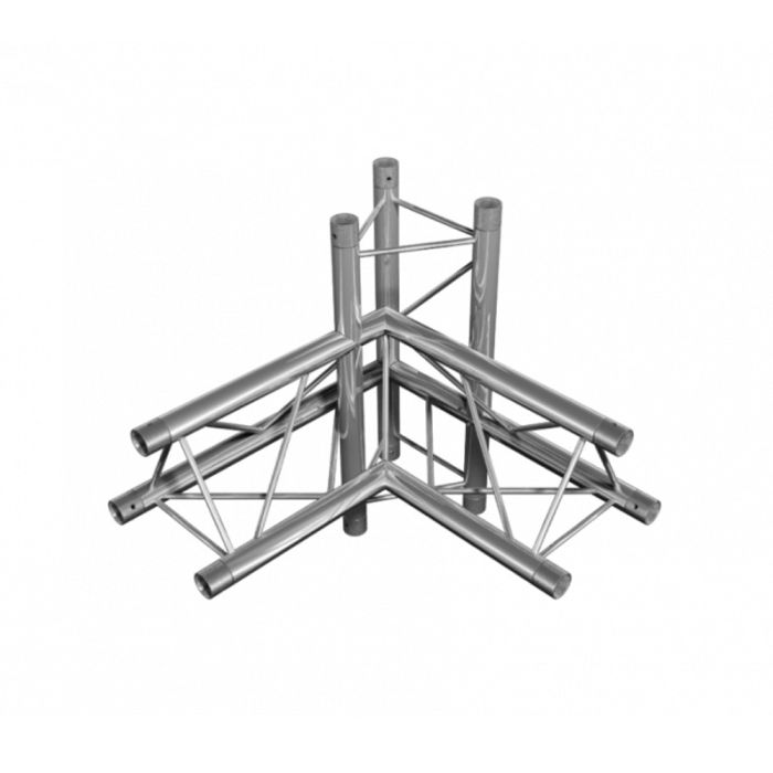DuraTruss DT 23/2-C44-LUD - 4 way corner 90°, up + down, right