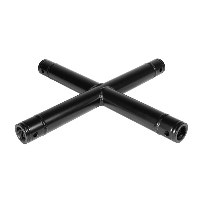 DuraTruss DT31/2-C41-X black - 4-way-x-joint, Black