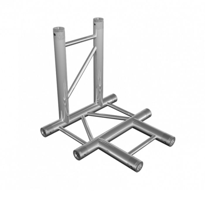 DuraTruss DT 32/2-T42H-TD - 4-way-T-joint + down, horizontal