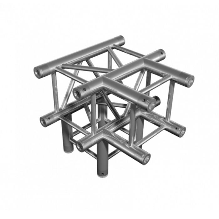 DuraTruss DT 34/2-T40-TD - 4 way T-joint + down