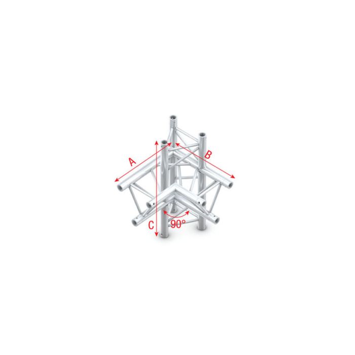 Milos ACM45 - DT22015 Decotruss Hoek 90° up/down, left