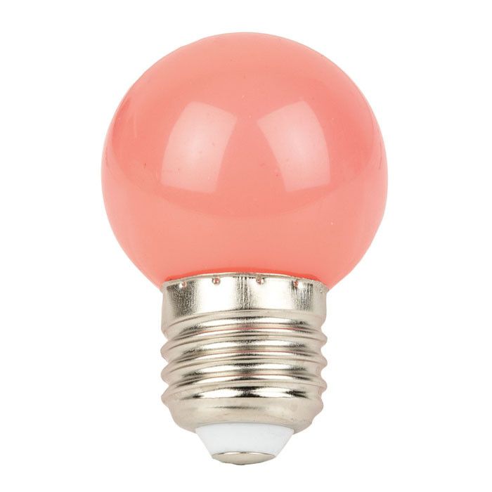 Showgear G45 LED-lamp E27 1 W - Roze - Niet-dimbaar