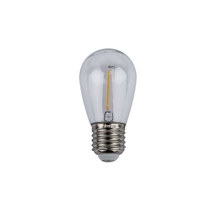 Showgear S14 LED-lamp - WW - E27 2 W - Warm wit - dimbaar