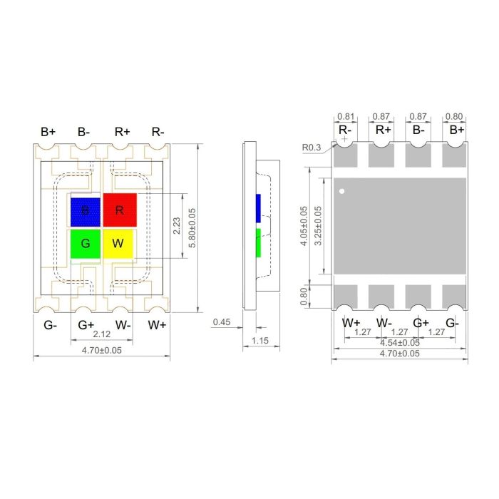 Eurolite onderdeel LED COB 40W RGBW LED PST-40 QCL Spot (TX-5060RBGW40FC120)