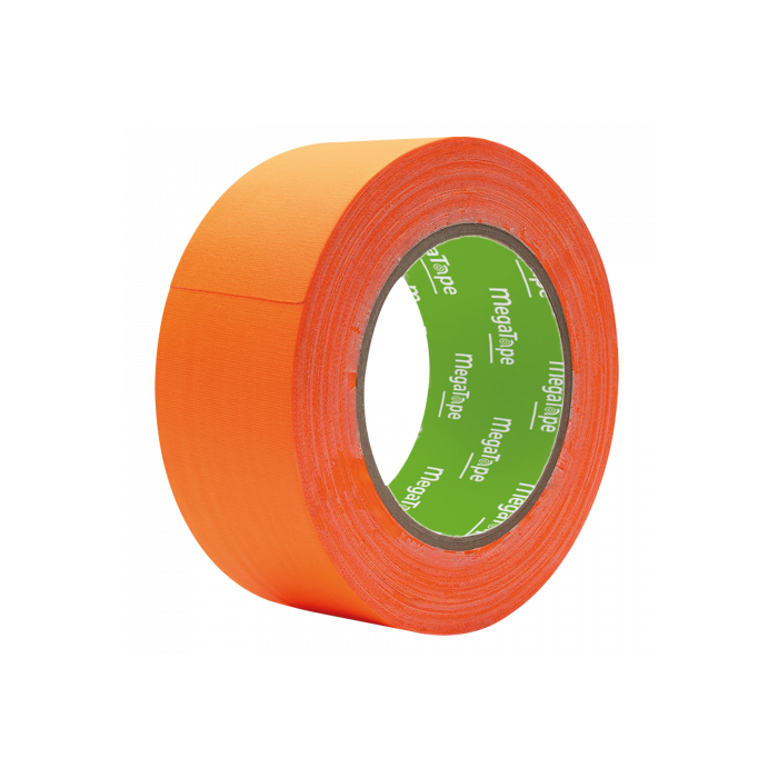 MegaTape UT120 Fluor Tape Oranje - 50 mm / 25 mtr