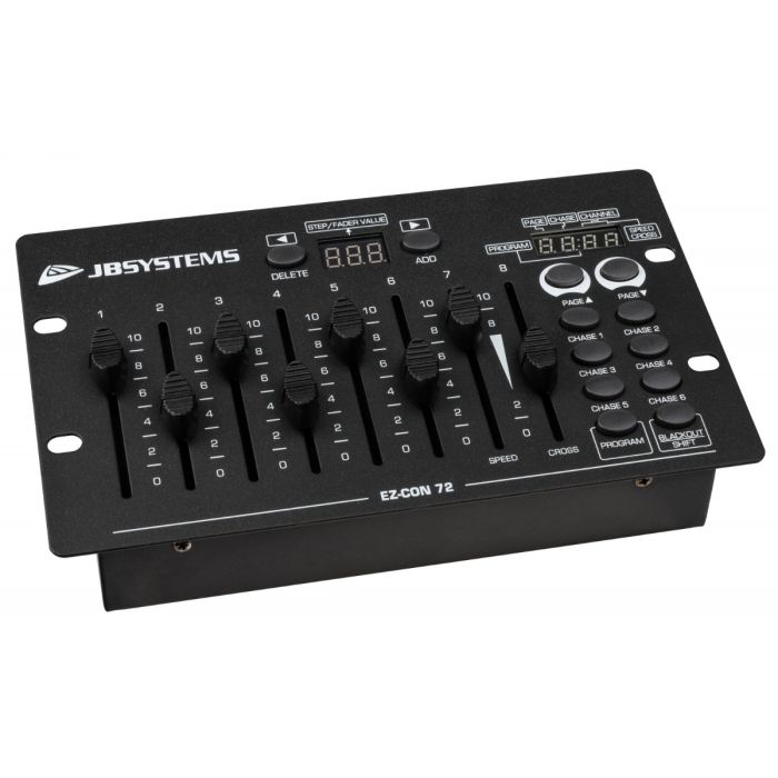 JB SYSTEMS EZ-CON 72 envoudig te programmeren 72-kanaals DMX-controller 