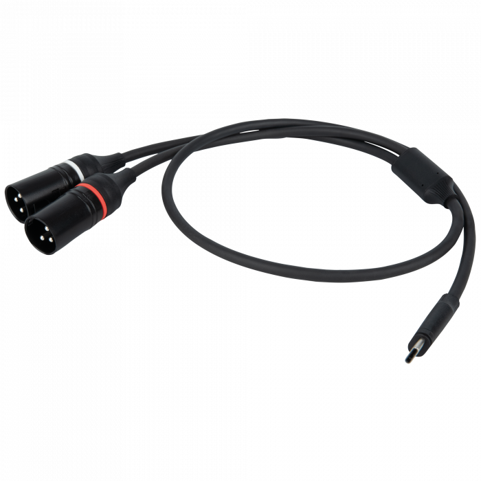 Dap FL112 - USB-C naar 2 XLR/M 3P 1,5 mtr