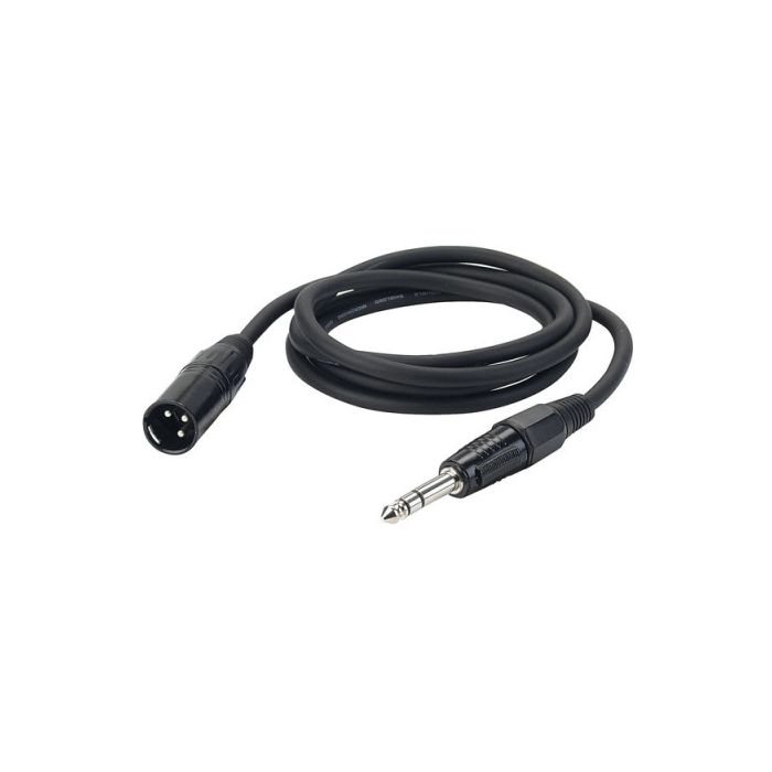 Dap  Audio FL046 Male  XLR naar stereo jack microfoonkabel 6 mtr