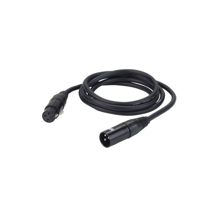 Dap Audio FL096 XLR Microfoonkabel digital AES- EBU norm black 6 mtr