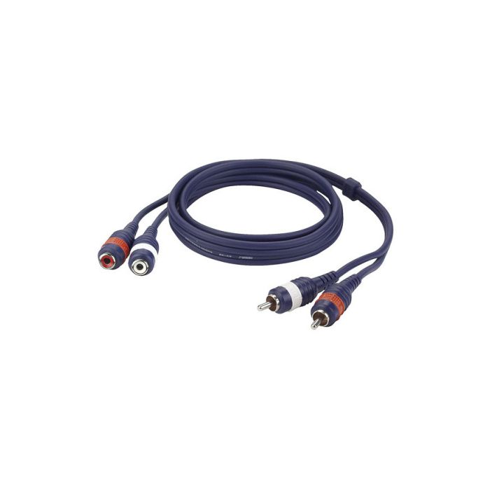 DAP  FL2775  RCA verlengkabel van 2x cinch naar 2x cinch 0,75 mtr