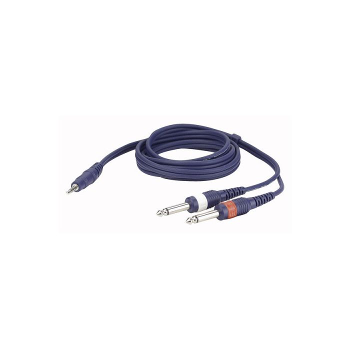 DAP FL313 verloopkabel van stereo mini jack naar 2x mono jack 3 mtr