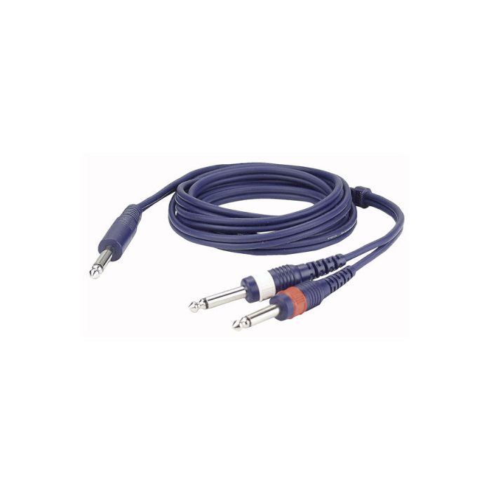 DAP FL32150 splitter mono jack naar dubbele mono jack 1,5 mtr