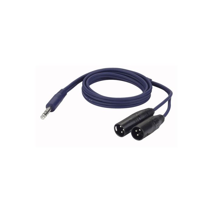 DAP FL36150 - 2 bal. XLR Male 3 p. naar Jack stereo 1,5mtr