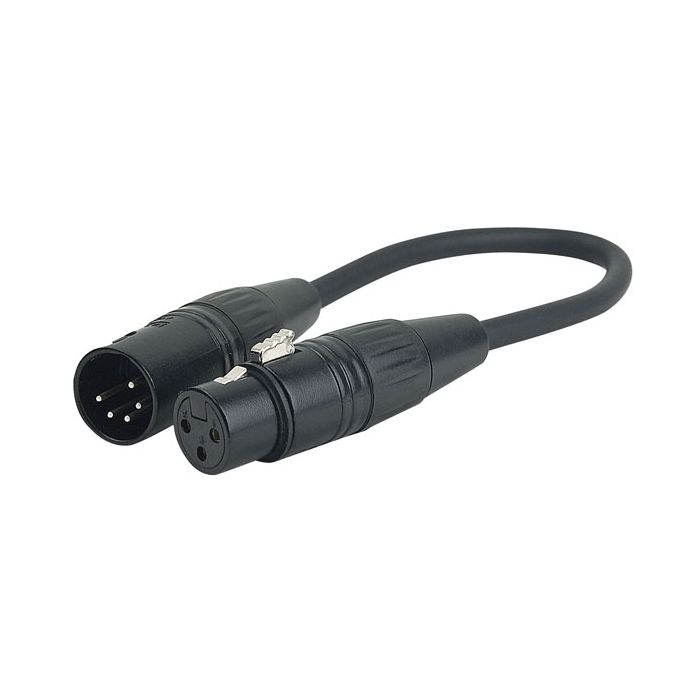 Dap FLA36 5 pin XLR Male to 3 pin XLR Female 25 cm