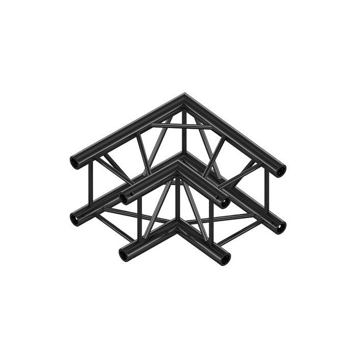 Milos QCF21 BLACK Corner 90° Pro-30 Square F Truss