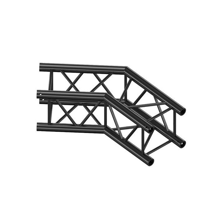 Milos QCVF23|2WAY135DG BLACK Corner 135° Pro-30 Square HD F Truss