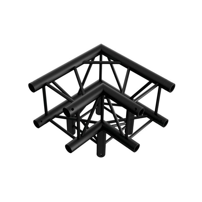 Milos QLF30 BLACK Corner 3-way 90° Pro-30 Square F Truss