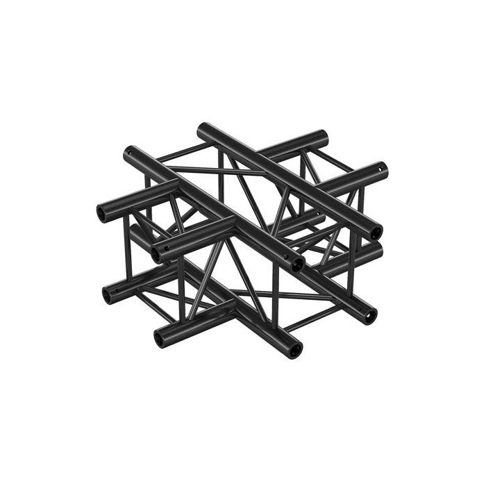 Milos Cross 4-way Pro-30 Square HD F Truss zwart