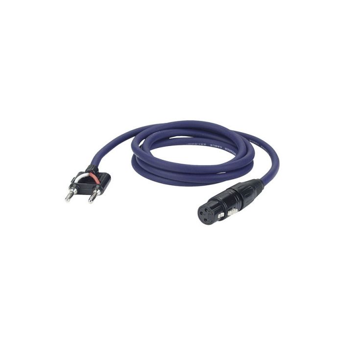 Dap XLR naar pomona speakerkabel 1,5 mtr female xlr 2 x 2,5mm2 