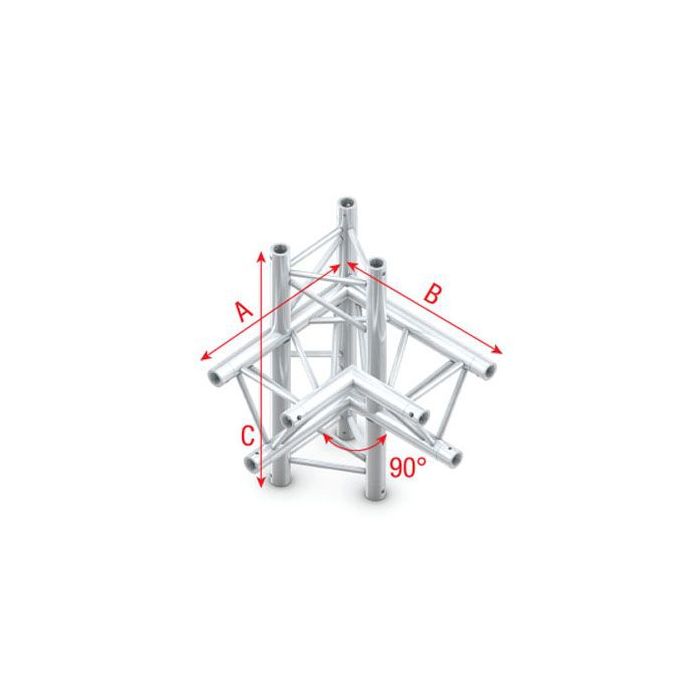 Milos ACF44 Corner 90° up/down, right Pro-30 Triangle F Truss