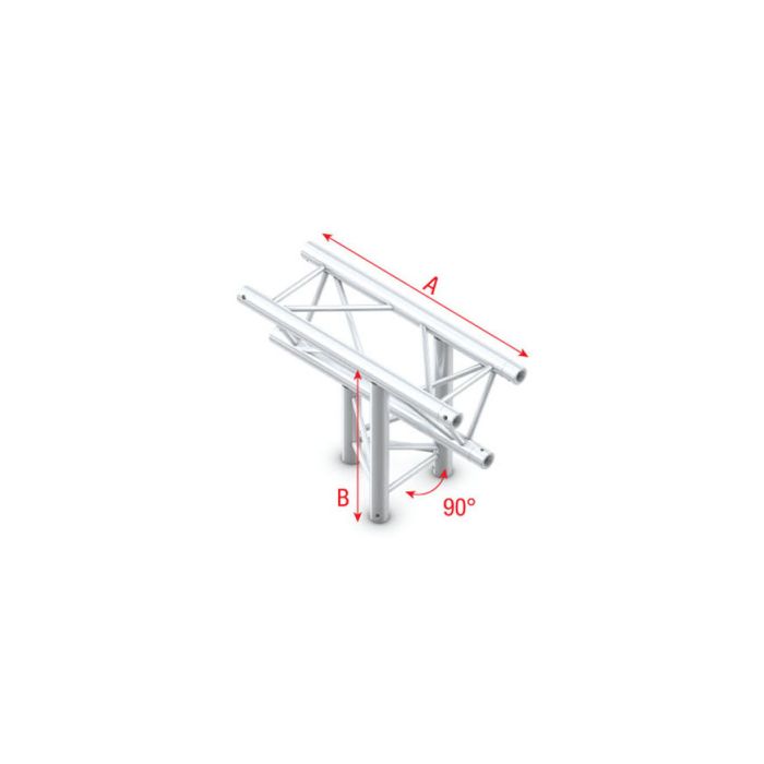 Milos ATF37 - FT30023 Driehoek Truss T Cross Up/Down 3-Way