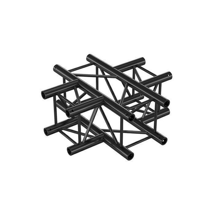 Milos QCV41|4WAY BLACK Cross 4-way Pro-30 Square G Truss