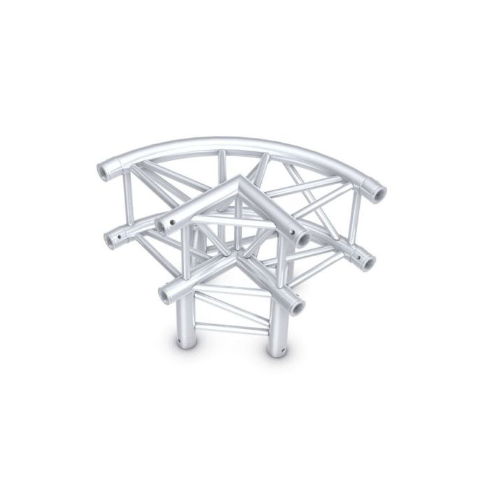 Milos QLU30-KRS Cirkel Hoek 3-Way 90° pro 30 quatro G-truss