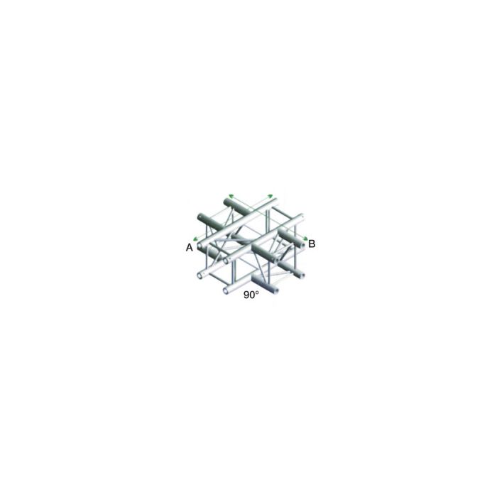 Milos QCU41 Vierkant Truss Cross 4-Way