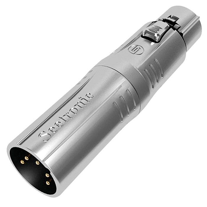 Seetronic XLR 5P male naar XLR 3P female