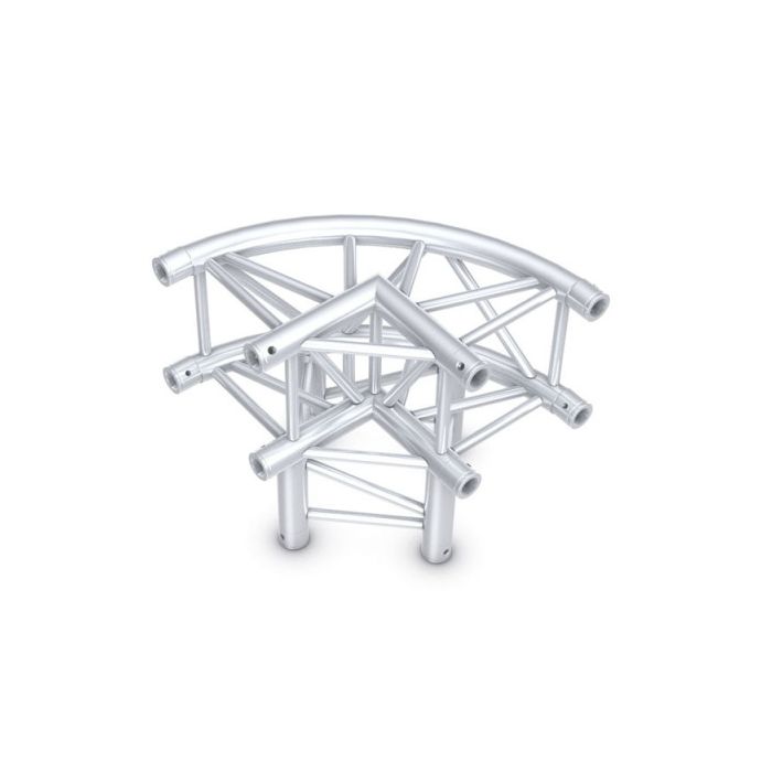 Milos QLB30-KRS - PQ30012C Circle Corner 3-Way 90° Pro-30 Vierkant P Truss