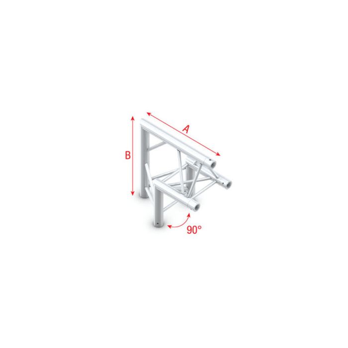 Milos ACB24 - PT30006 Driehoek Truss Hoek 90 apex up