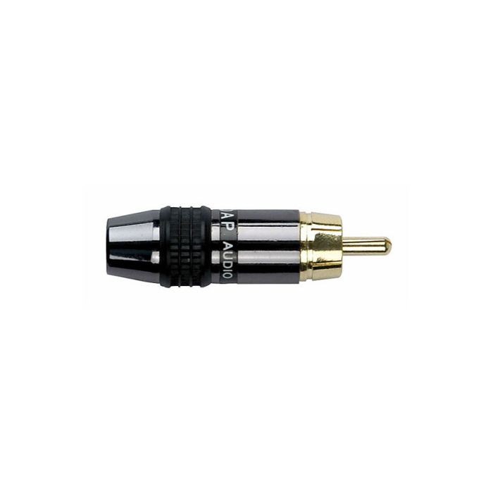 RCA plug zwart