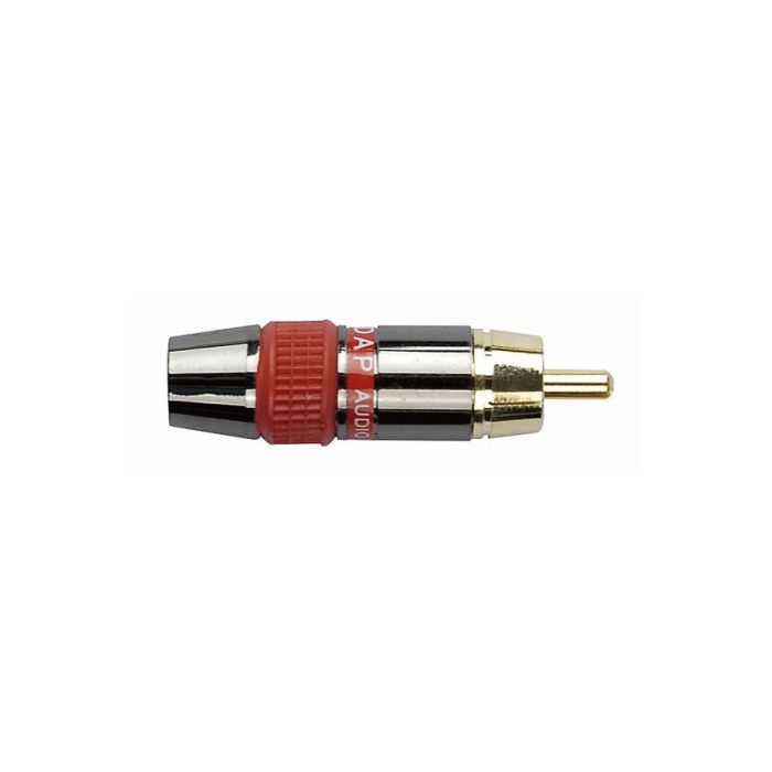 RCA plug rood