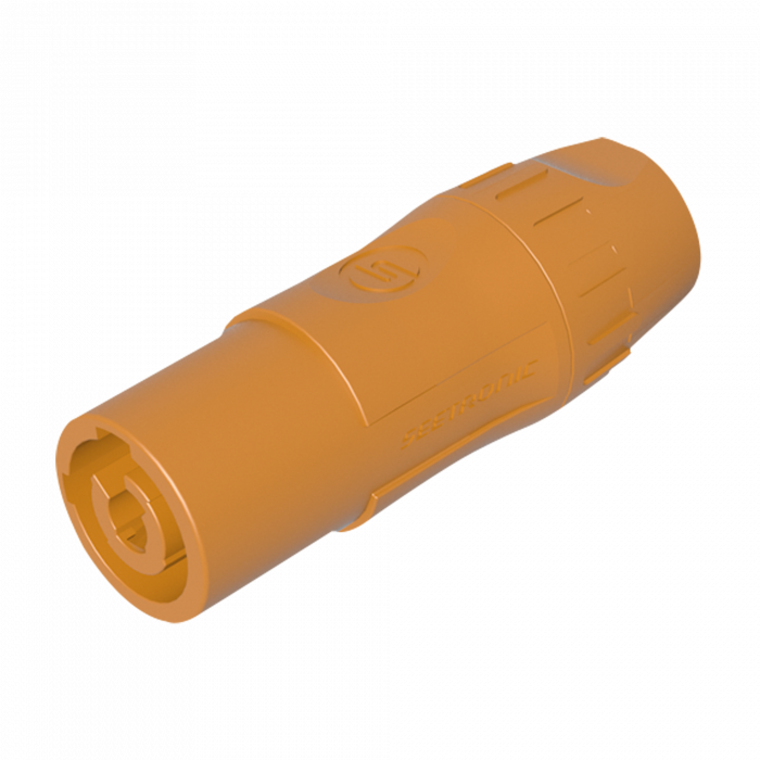 Seetronic Power Pro Twist Cable Connector IP65 - female orange