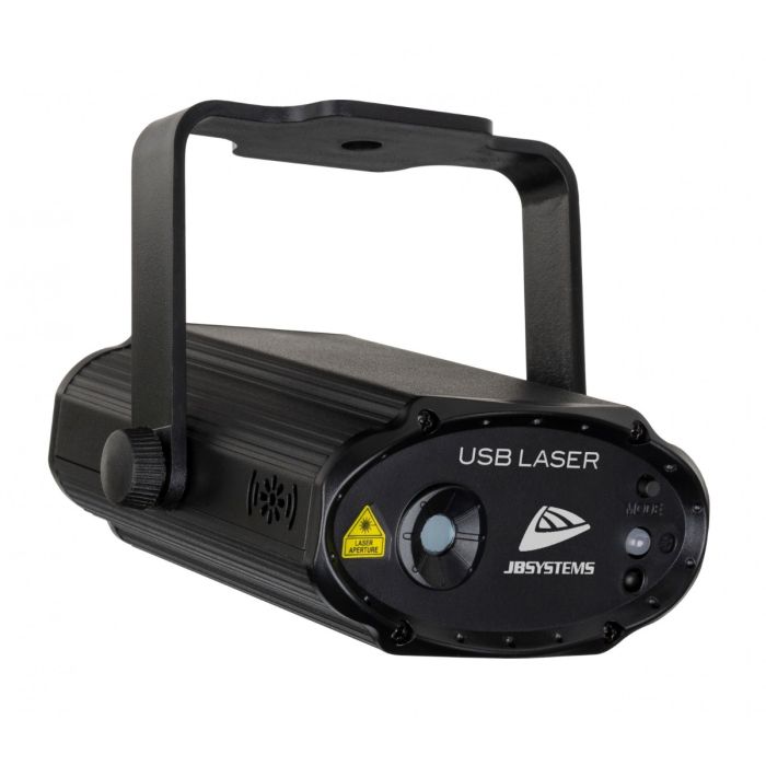 Jb Systems USB LASER Een zeer veelzijdig lasereffect voor al uw thuisfeesten ( 30mW groen + 80mW rood )