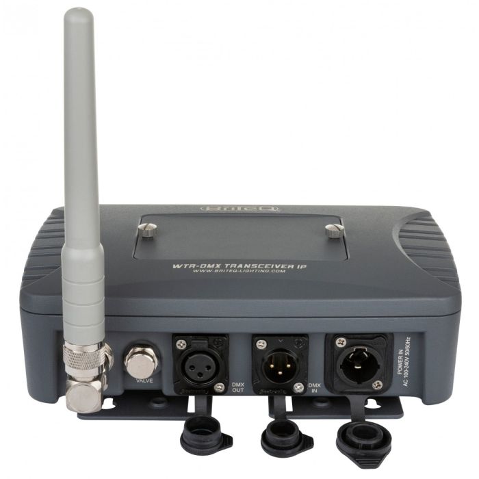 BRITEQ WTR-DMX TRANSCEIVER IP Professionele 2.4GHz draadloze DMX-zender / ontvanger