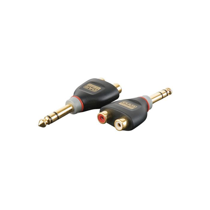 XGA18 - Jack Male stereo naar 2 x RCA ( Cinch ) Female verloop connector