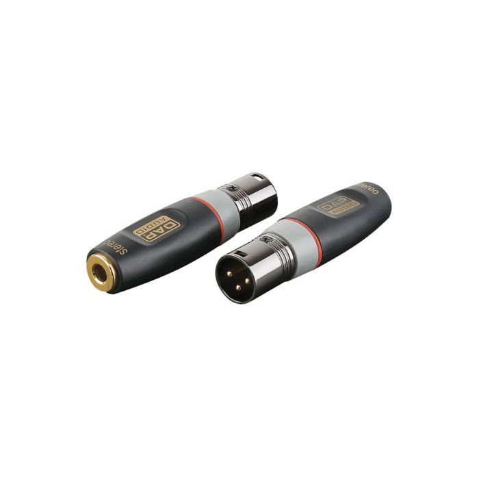 XGA35 - XLR Male 3polig naar stereo jack female verloop  gebalanceerd